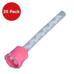 Detax Mixing Tips - Pink (AM2 - 6mm x 25)